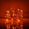 Orange String Lights – 16.4ft Battery Operated Fairy Lights with 50 Twinkle LEDs (Orange)